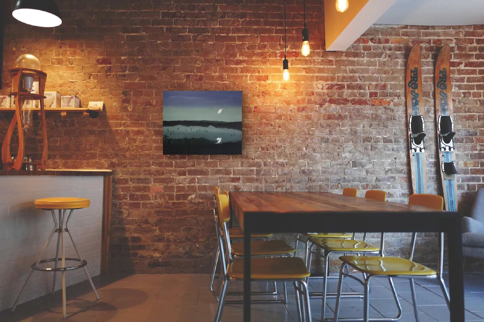 “ぼやけた目に明かり”